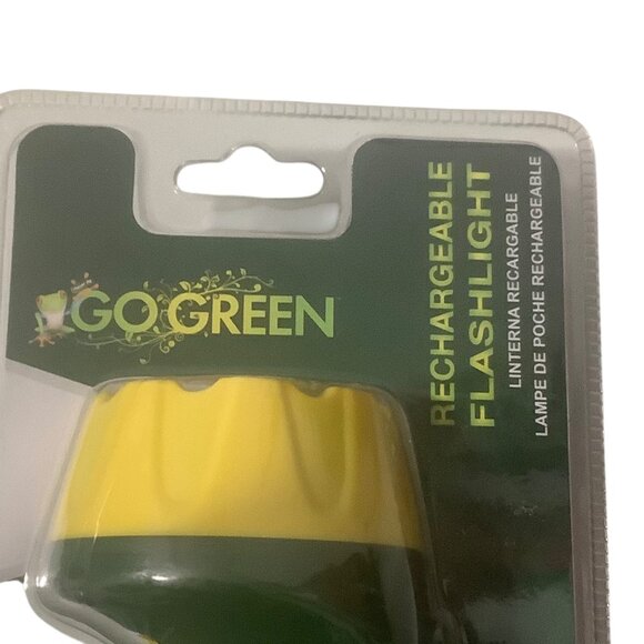 Rechargeable 4 LED Flashlight Go Green 30 Lumens Brightest Energy Efficient NEW - Picture 2 of 8